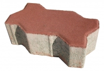 Adoquin UNI 11x22x8 ROJO.